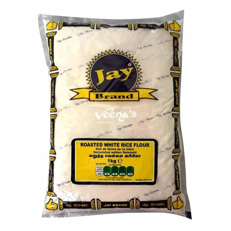Jay Brand Roasted White Rice Flour 1kg 1 Jay Brand Roasted White Rice Flour 1kg