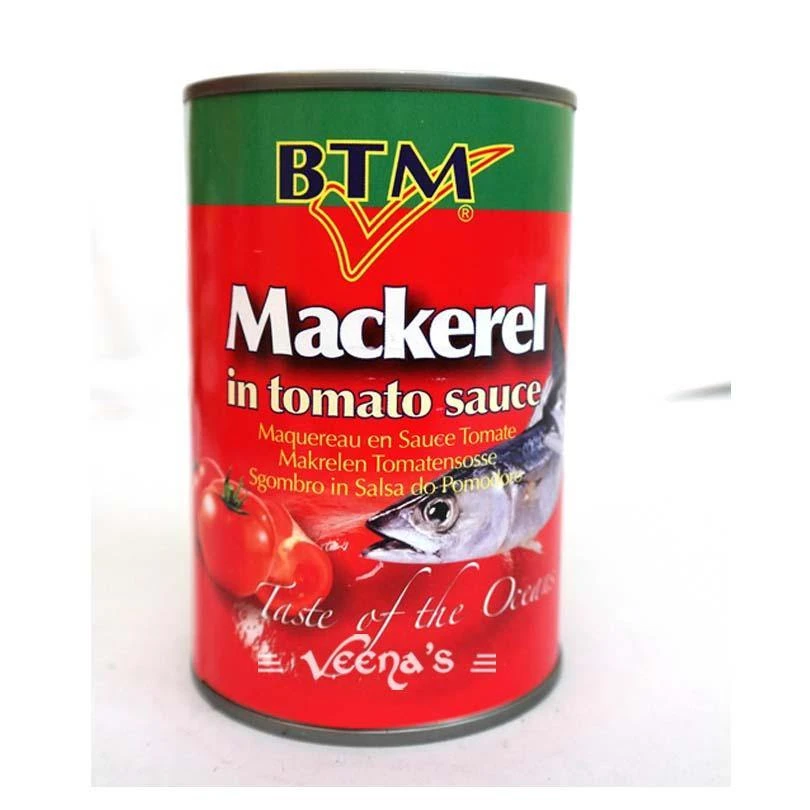 BTM Mackerel In Tomato Sauce 425g 1 BTM Mackerel In Tomato Sauce 425g