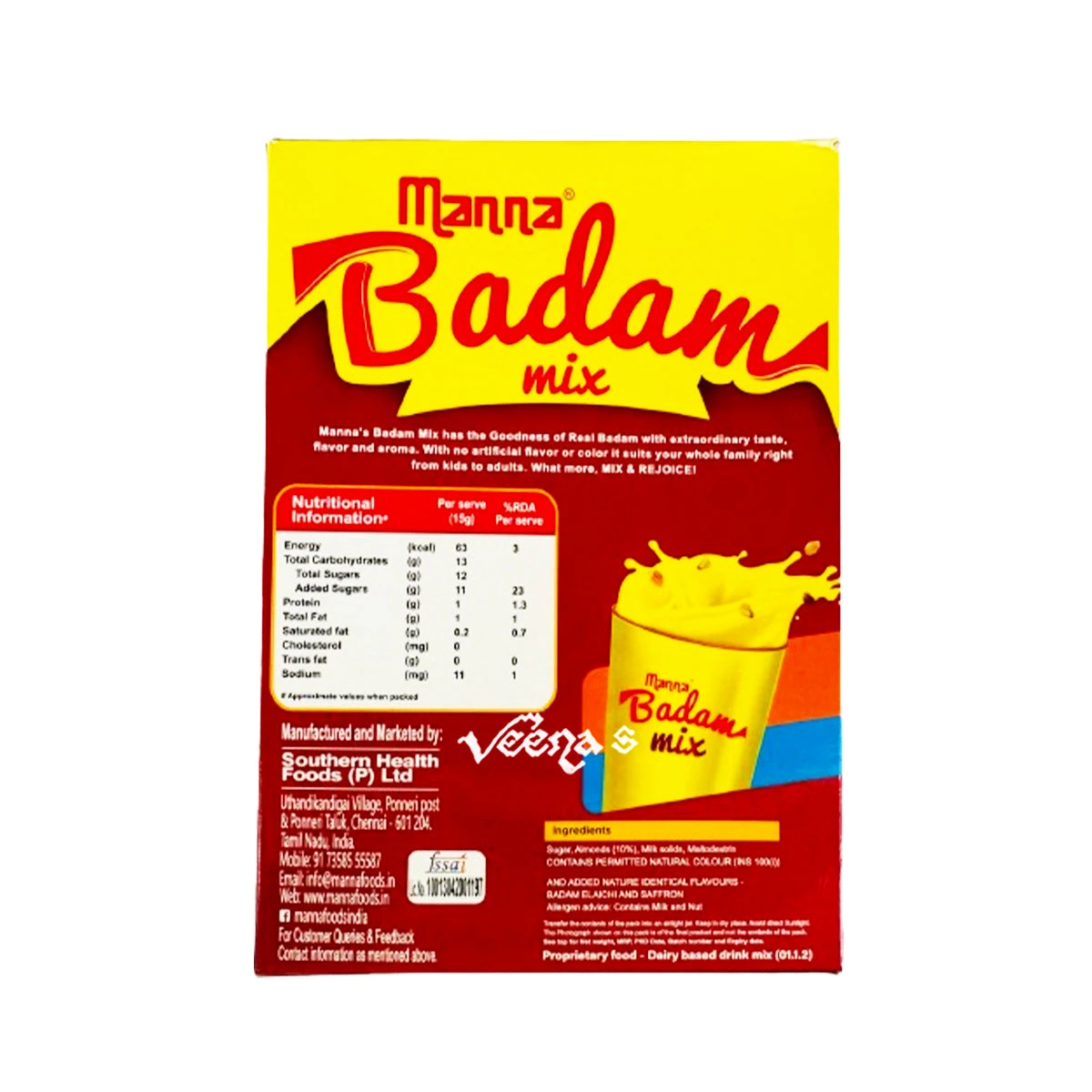 Manna Badam Mix 200g 2 Manna Badam Mix 200g - Image 2