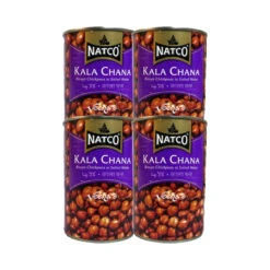 Natco Kala Chana Boiled (Pack Of 4) 400g