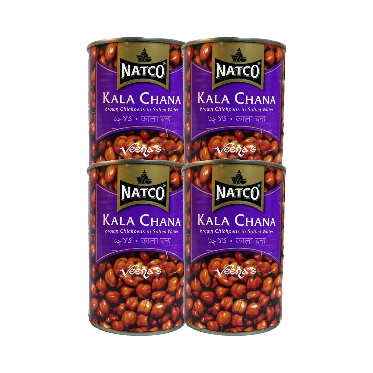 Natco Kala Chana Boiled (Pack Of 4) 400g 1 Natco Kala Chana Boiled (Pack Of 4) 400g