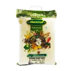 Swathi Ponni Raw Rice 7 Swathi Ponni Raw Rice -Veenas Shop Swathi Ponni Raw Rice 5kg