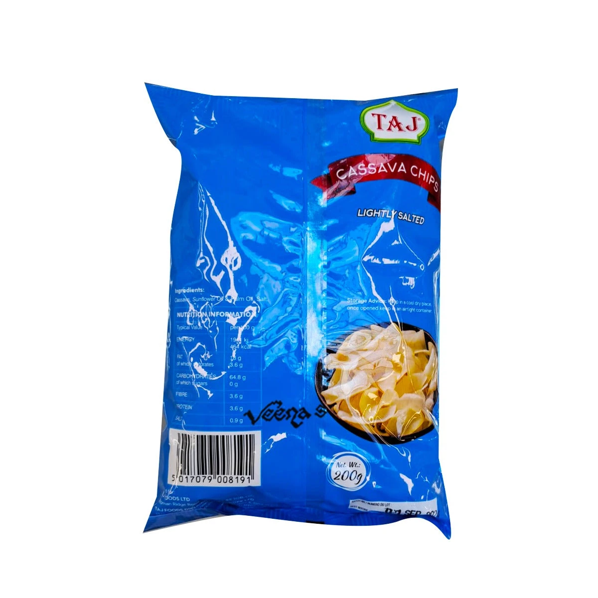 Taj Cassava Chips Lightly Salted 200g 2 Taj Cassava Chips Lightly Salted 200g - Image 2
