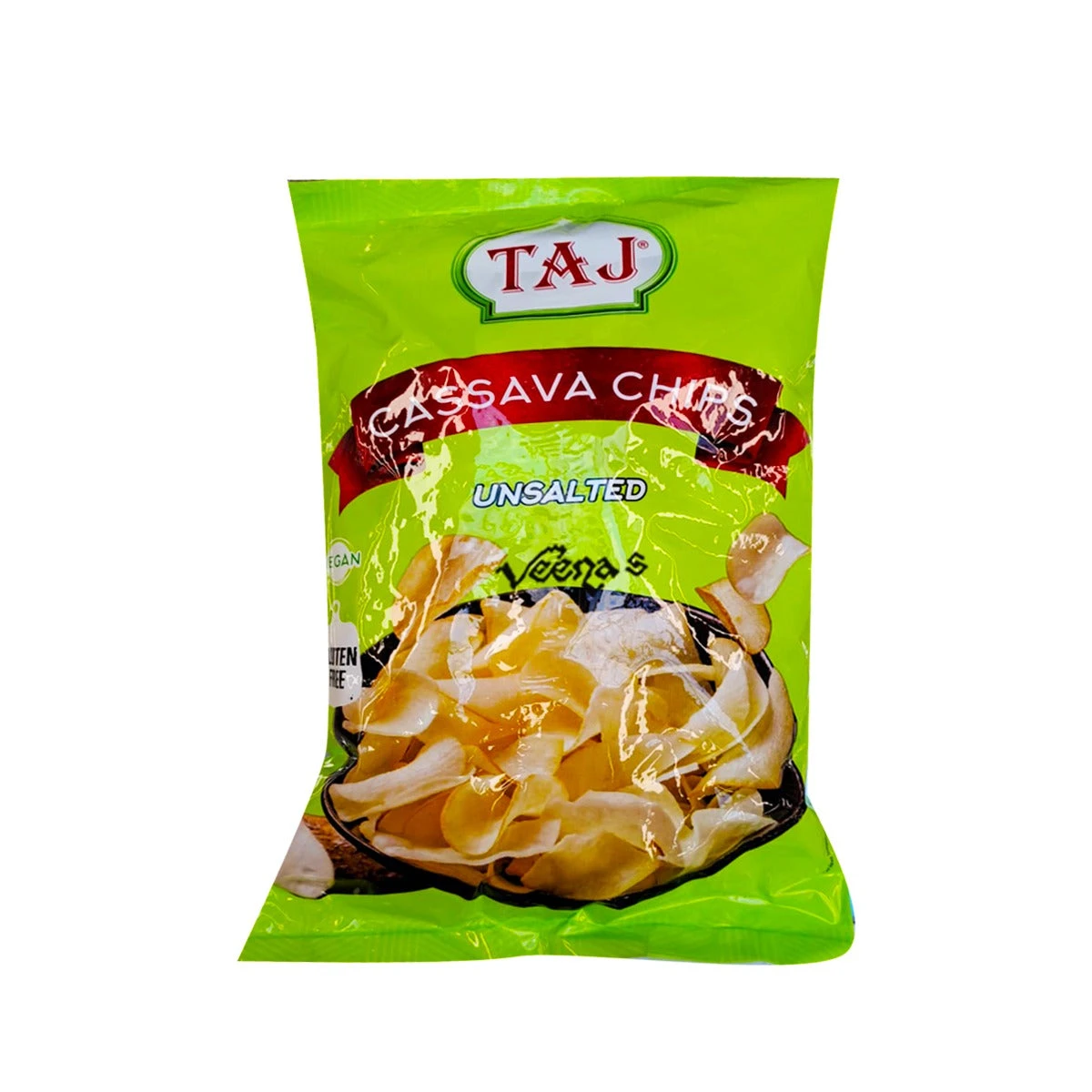 Taj Cassava Chips Unsalted 200g 1 Taj Cassava Chips Unsalted 200g