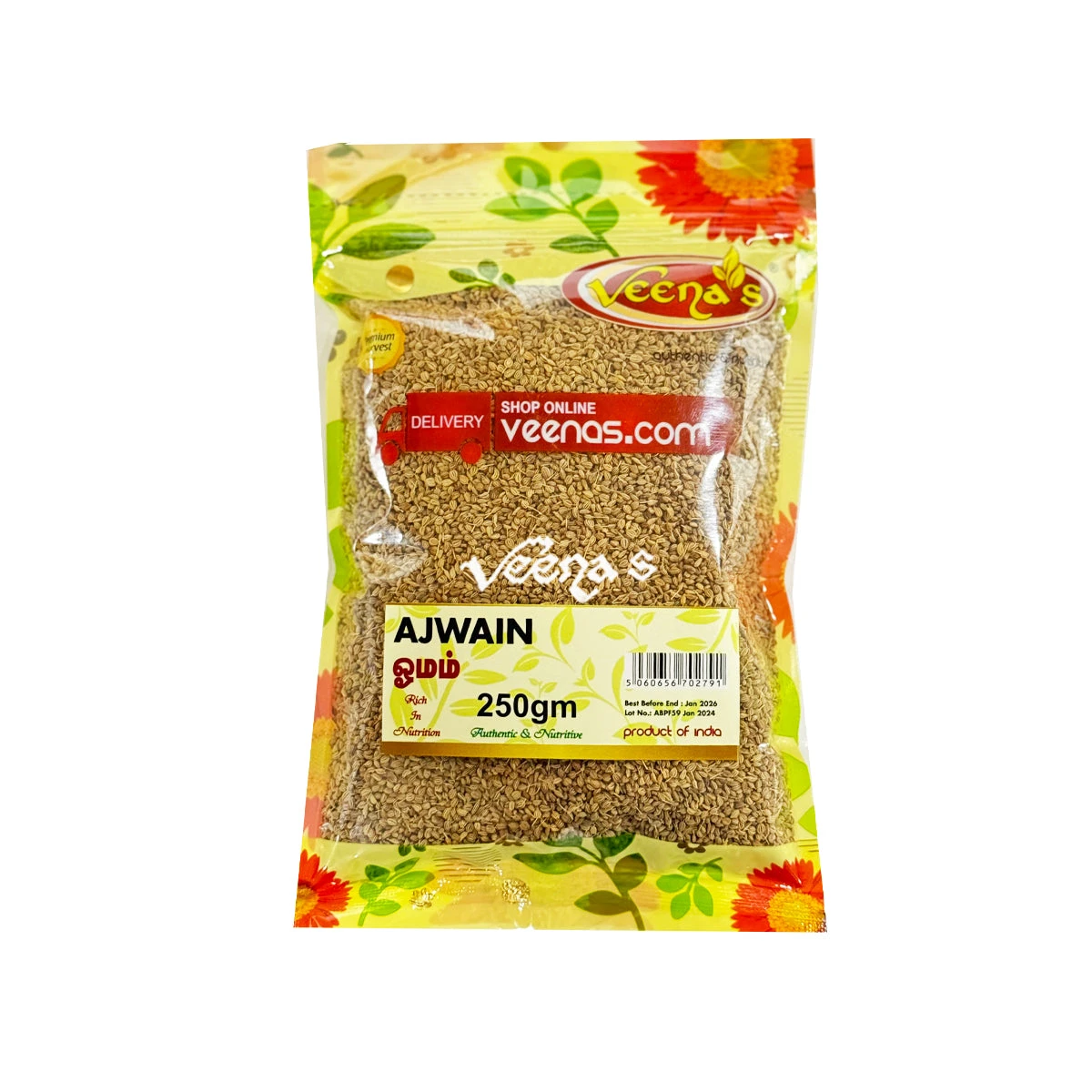 Veena's Ajwain 250g 1 Veena's Ajwain 250g
