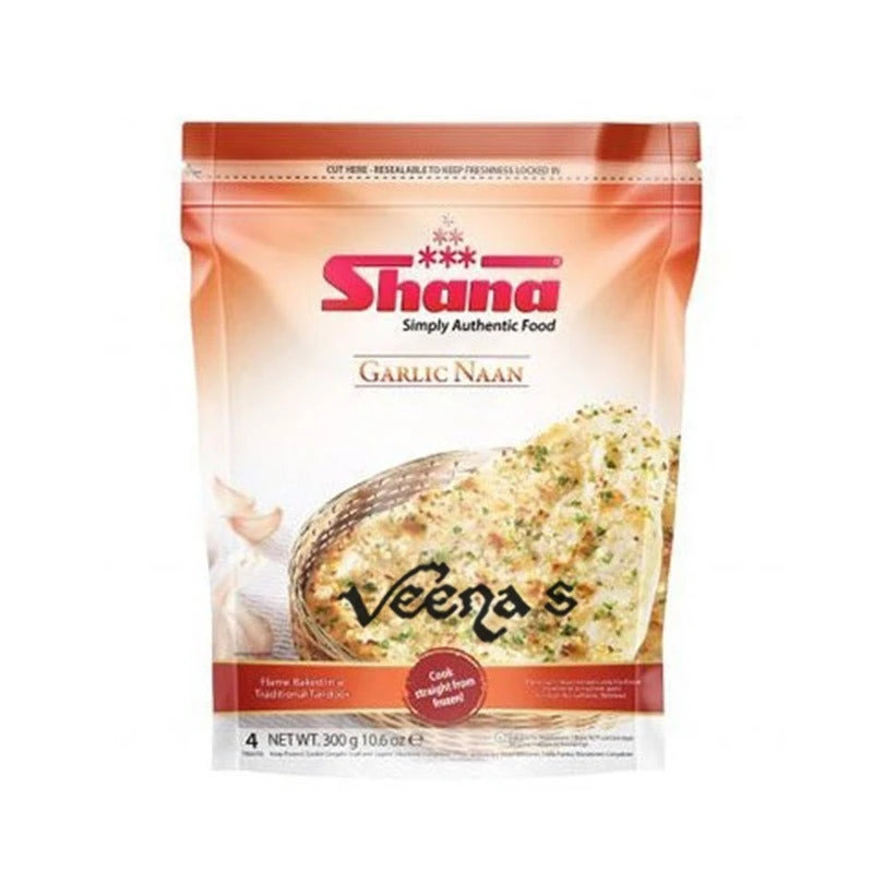 Shana Garlic Naan 300g 1 Shana Garlic Naan 300g