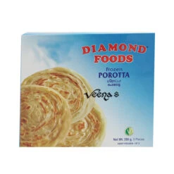 Diamond Foods Frozen Porotta 350g (5 Pieces) (Buy 1 Get 1 Free)