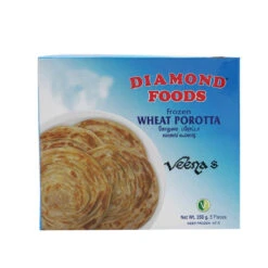Diamond Foods Frozen Wheat Porotta 350g (5 Pieces) (Buy 1 Get 1 Free)