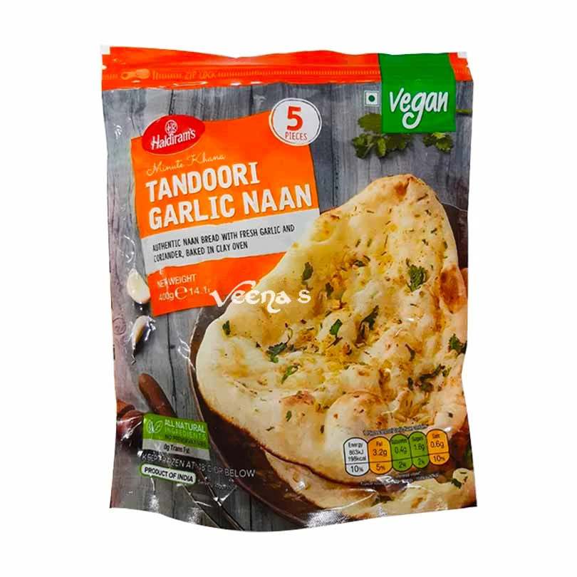Haldiram's Tandoori Garlic Naan 400g 1 Haldiram's Tandoori Garlic Naan 400g