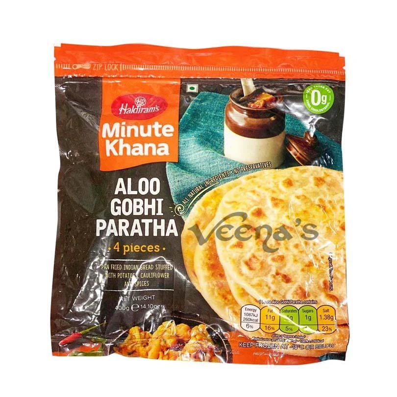 Haldiram's Aloo Gobi Paratha 400g 1 Haldiram's Aloo Gobi Paratha 400g