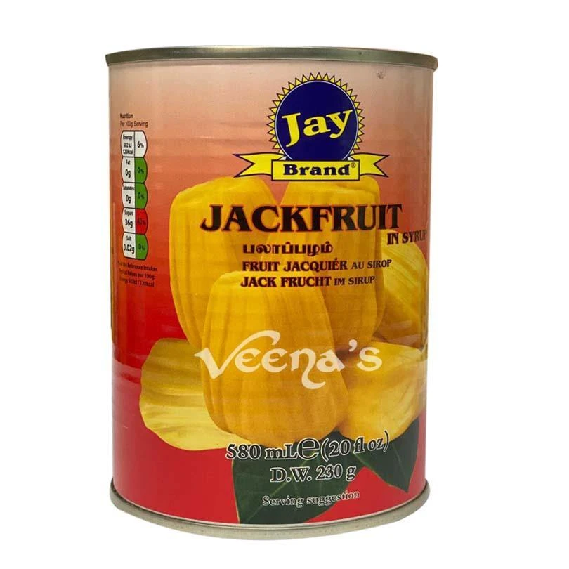 Jay Brand Jack Fruit Syrup 580ml 1 Jay Brand Jack Fruit Syrup 580ml