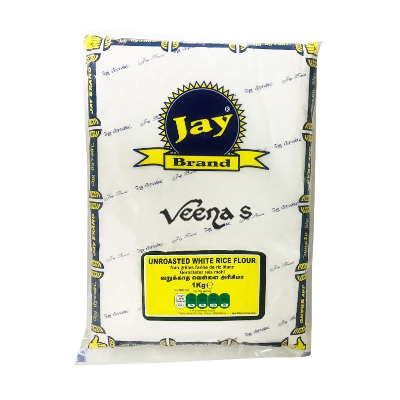 Jay Brand Unroasted White Rice Flour 1kg 1 Jay Brand Unroasted White Rice Flour 1kg