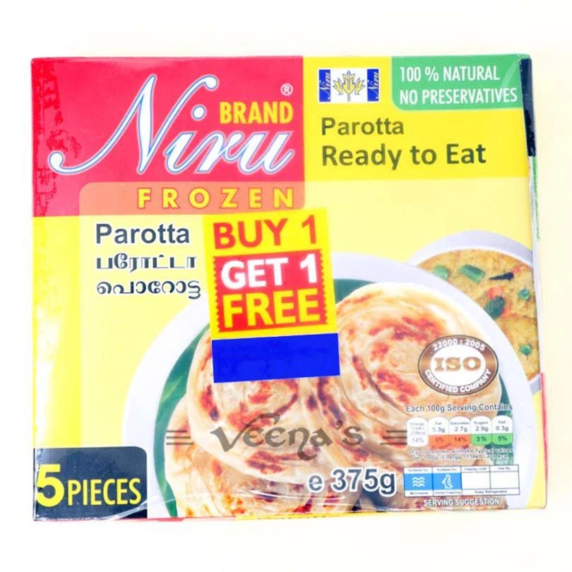 Niru Parotta 375g (Buy 1 Get 1 Free) 1 Niru Parotta 375g (Buy 1 Get 1 Free)