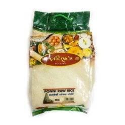 Veena's Ponni Raw Rice 5kg (Premium Quality)